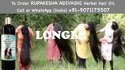 Hoova Adivashi Ayurvedic hair oil for long, strong hair regrowth